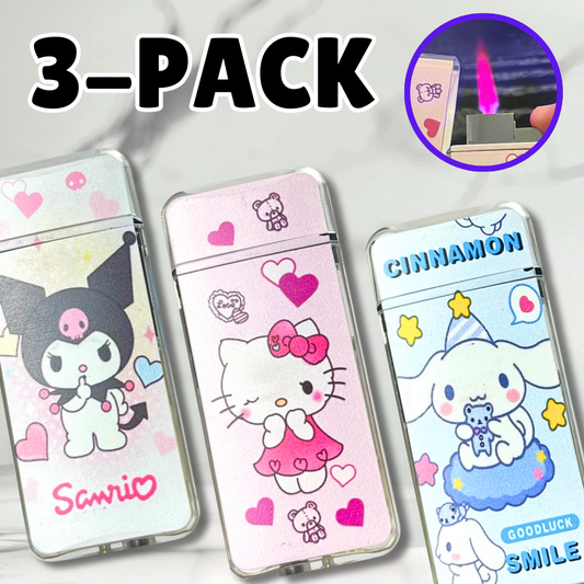 [3-PACK] LED SANRIO / HELLO KITTY LIGHTERS