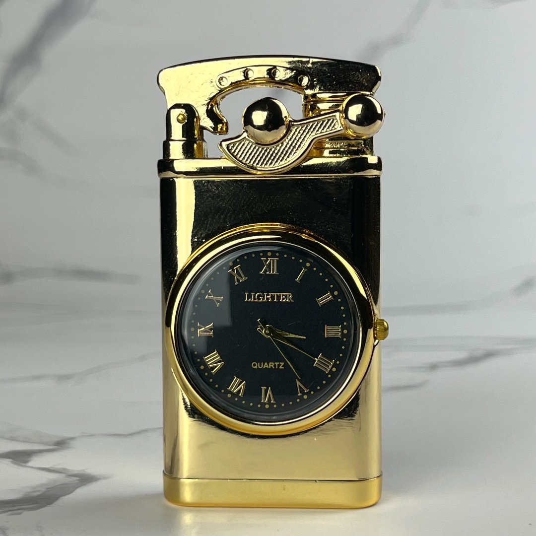 LEVER CLOCK LIGHTER Gold