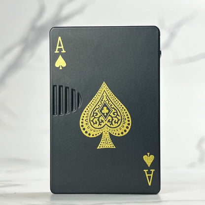 card cigarette lighter Jet Torch Butane Lighter, Windproof Refillable Playing Cards Cool Design, Exquisite Packaging for Festival, Birthday, Candle, Gift for Men ace (Black) To ignite the lighter Card Lighter v4 - FlameSpade