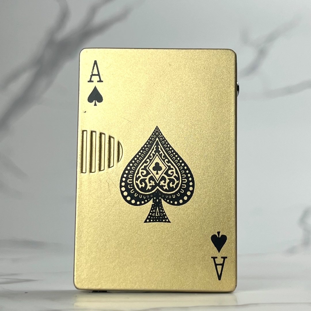 pokemon card lighter POKER CARD TORCH LIGHTER Gold Ace